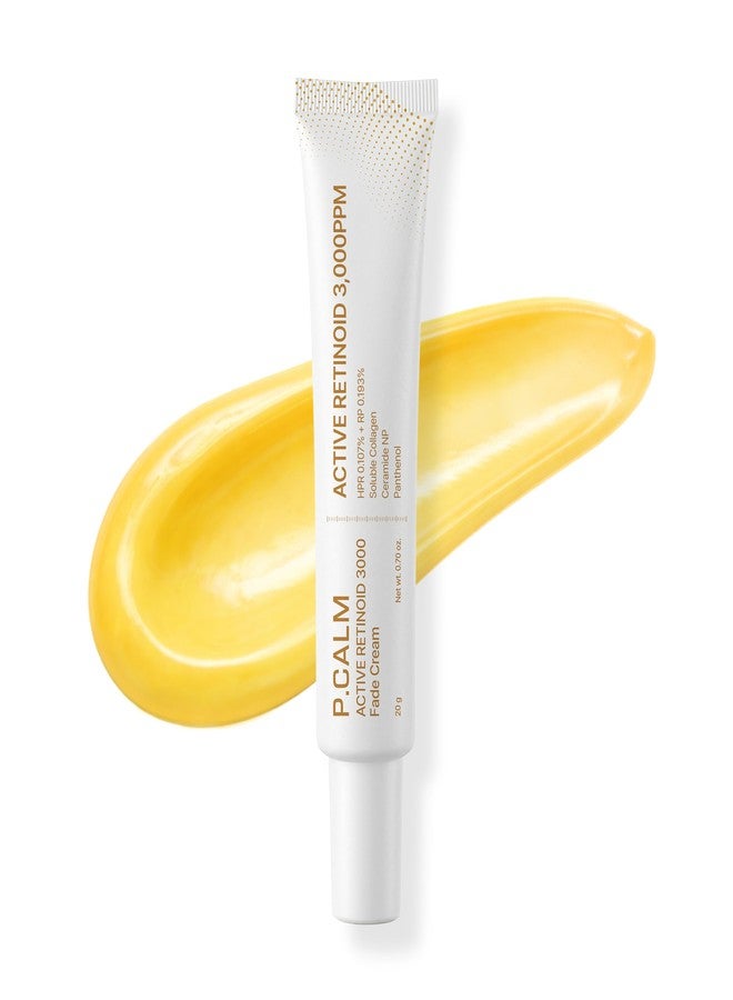 P.CALM Active Retinoid 3000 Fade Cream | Texture Refining Care with Retinoid, Radiant Glow Support & Long-Lasting Hydration | Night Cream, Korean Skincare, 20g / 0.7 oz - Image 1