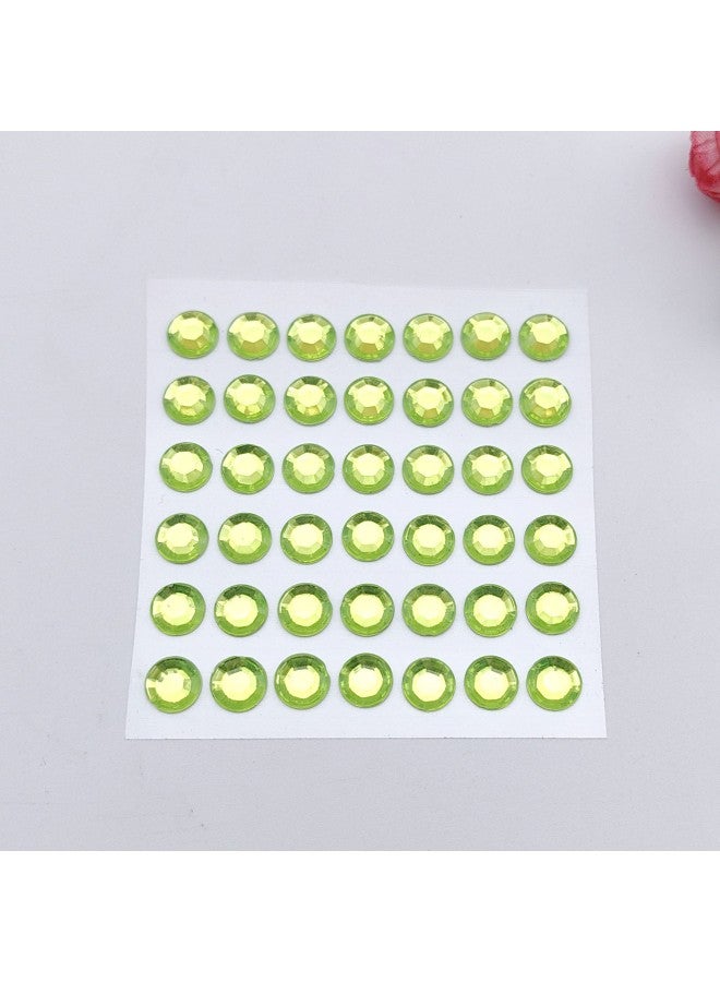 Explosions DIY Acrylic Diamond Sticker Photo Frame Decorative Sticker Accessories Material Closed Bag Water Drops Love Piece-Specifications Support Image Upload:42 8MM Round Drills-fruit Green - Image 1