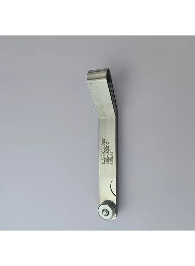 مقياس فجوة الرأس المنحني 32 شفرة، أداة قياس سمك الفجوة المتري لصمام الدراجة النارية - Image 1