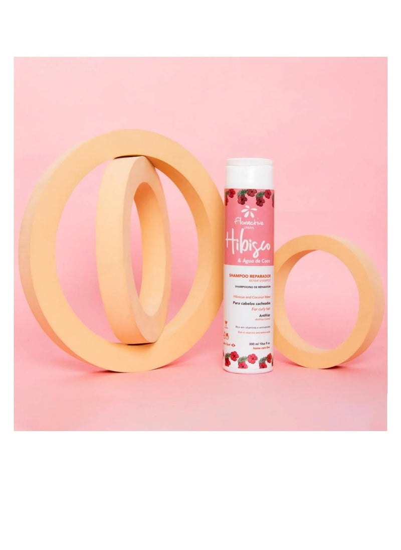 Floractive - Hibiscus and Coconut Shampoo 300ml - Image 1