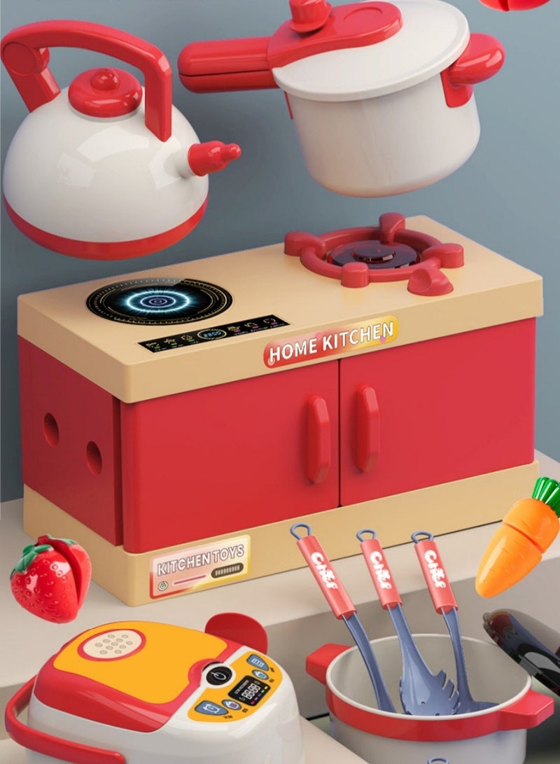 جني ثروة مطبخ للأطفال، ألعاب المطبخ، مجموعة ألعاب الطبخ للأطفال، هدية للأولاد والبنات,70 قطعة - Image 4