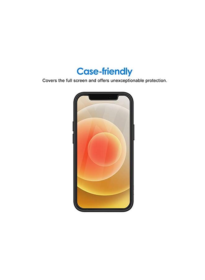 Jetech Privacy Screen Protector For Iphone 12/12 Pro 6.1-Inch, Anti Spy Tempered Glass Film, 2-Pack - Image 5