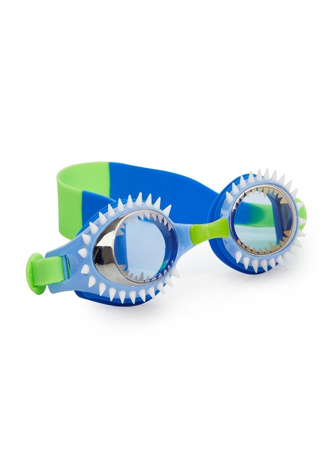 Bling 2O Bling2o Boy's Fish-N-Chips Swim Goggles (Little Kids/Big Kids) Hammerhead Blue One Size - Image 1