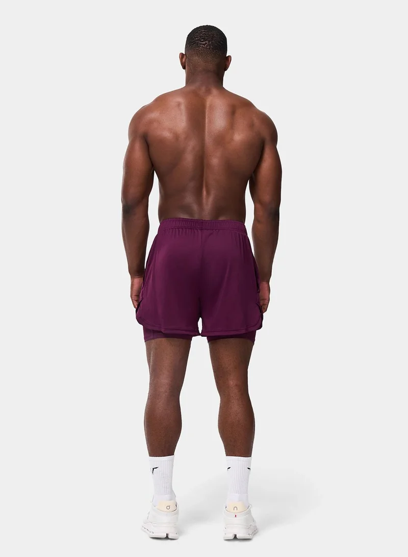 SQUATWOLF 5" Core Mesh 2 In 1 2.0 Shorts