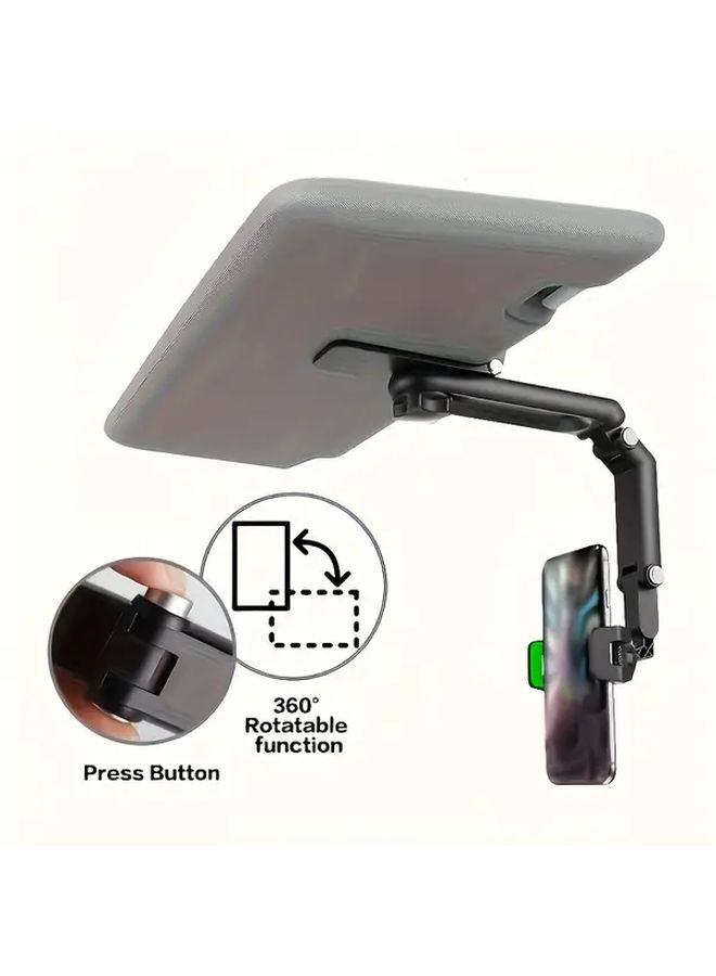 Black Magnetic Car Phone Holder With 360 Rotation Air Vent Dashboard Mount - Image 3