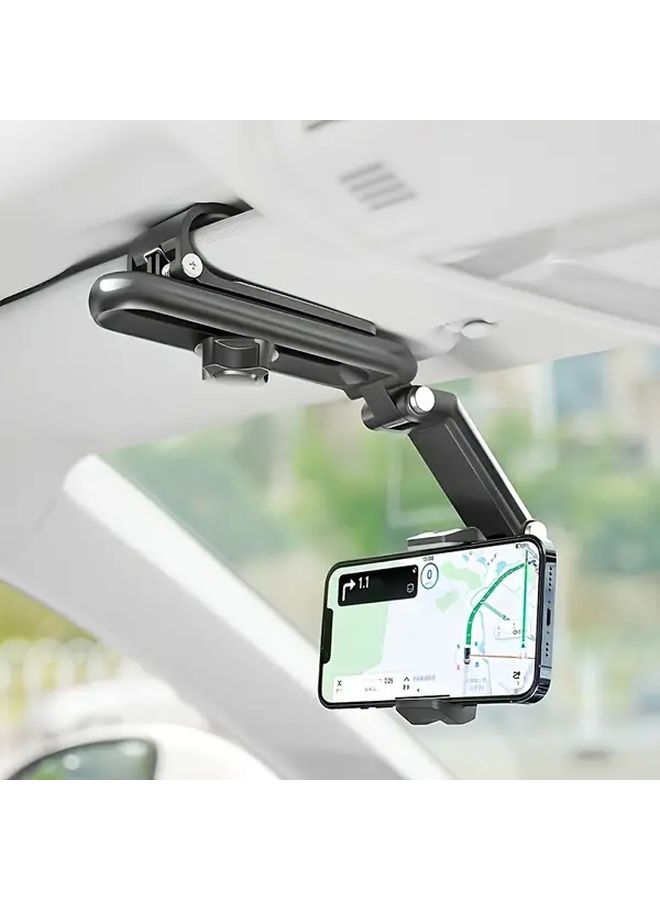 Black Magnetic Car Phone Holder With 360 Rotation Air Vent Dashboard Mount - Image 4