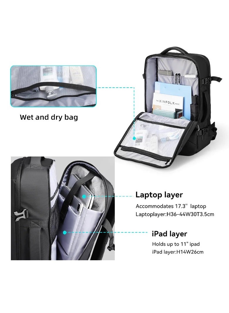 MARK RYDEN MARK RYDEN 9907 Stretchy Cabin Luggage for Weekend Trips ,17 Inch Laptop Backpack  - Image 4