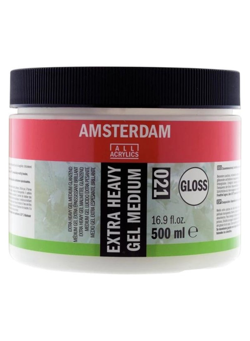 AMSTERDAM Extra Heavy Body Acrylic Gel Medium Gloss 500 ML
