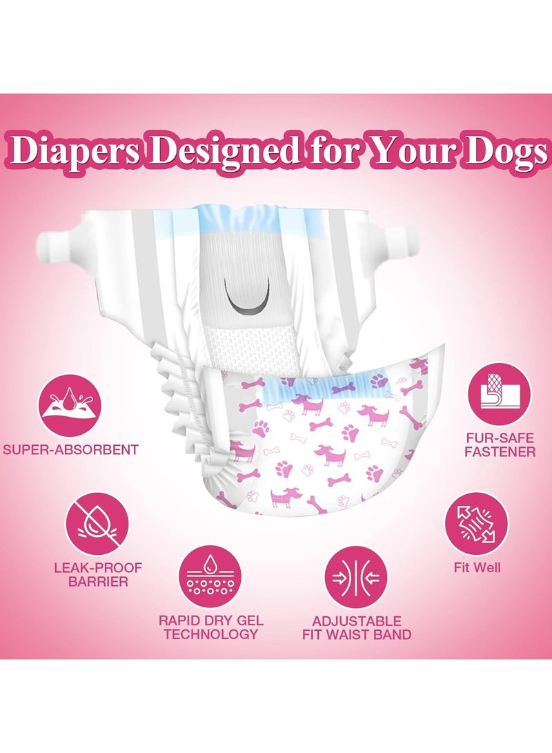 Generic Disposable Pet Diapersfor Female Dogs Female Ultra Protectio forDiapers Ultra Protection Super Absorbent Soft HeatingStretchy Dog Diapers Waist Full Wrapped for Dogs and Cats  - Image 4