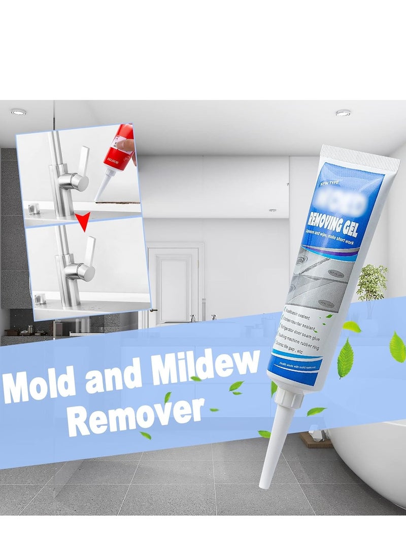 SOLARAE 2PCS Household Mold Remover Cleaning Gel Chemical Removing Gel, Powerful Quick Great for Kitchen Bathroom Tile Stains Sink - Image 2