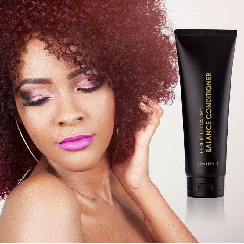 Prorituals Balance Conditioner  Hair Conditioner  Moisturizing for Dry Damaged & Dull Hair  Gentle ColorSafe Deep Conditioning with Vitamin E 12 oz - Image 2