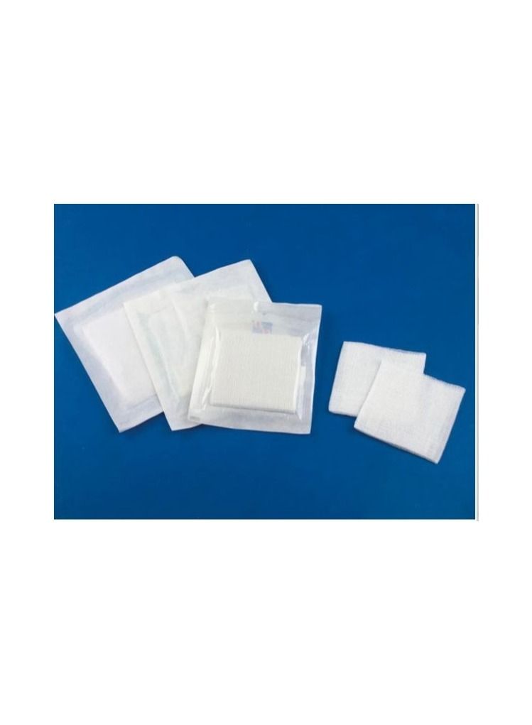 MEDIX مسحة شاش معقمة ميدكس 10 سم × 10 سم 8 طبقات - Image 3