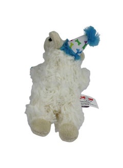 Multipet Blue Happy Birthday Mini Lamb Chop Dog Toy, Small  - Image 5