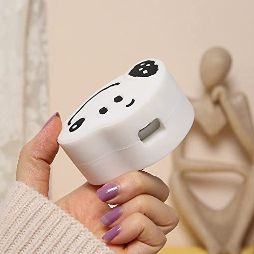 VNJ ACCESSORIES Protective Charger Case for iPhone 18W 20W iPhone 16 15 14 13 12 11 Pro Max Charging Cable Charger Protective Cover Data Cable Protective Sleeve-Snoopy Multicolor - Image 3
