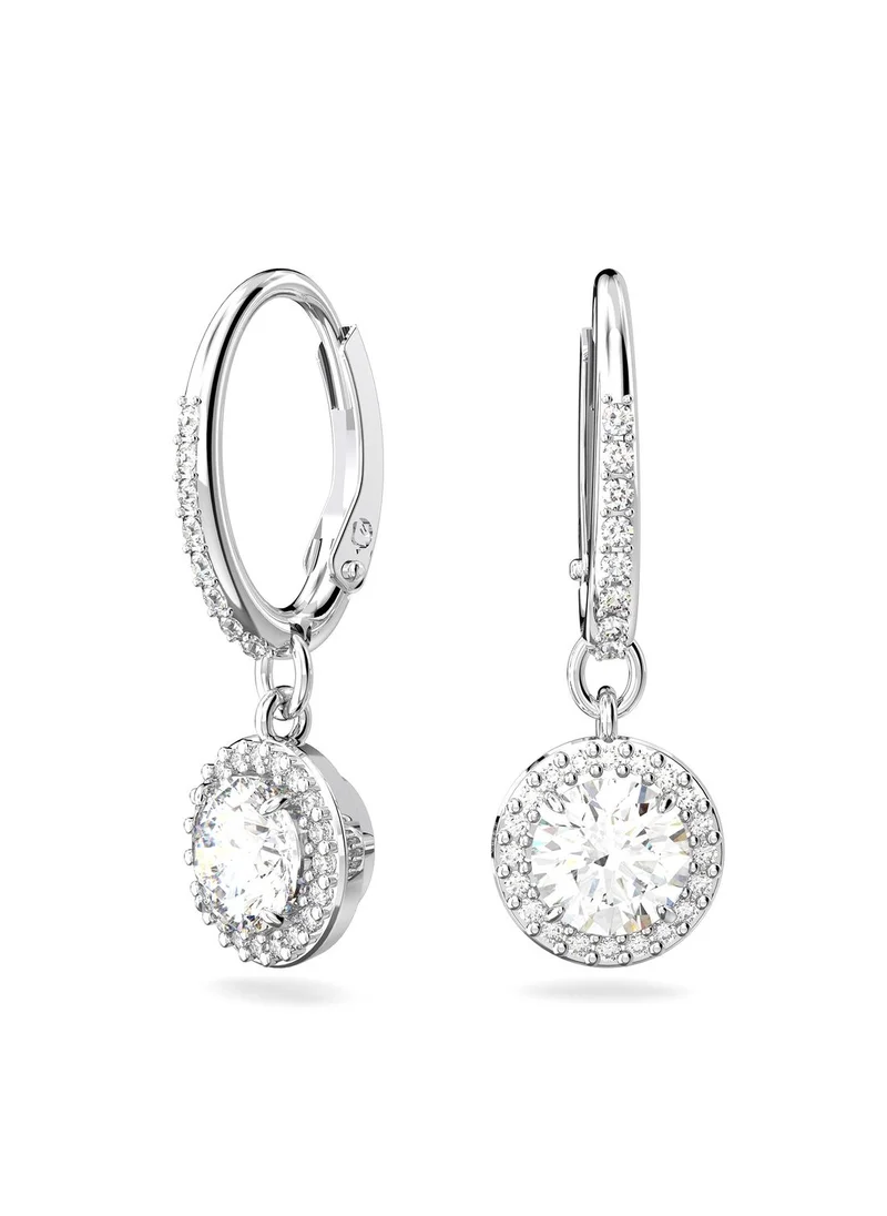 SWAROVSKI Constella Rhodium Plated Drop Earrings