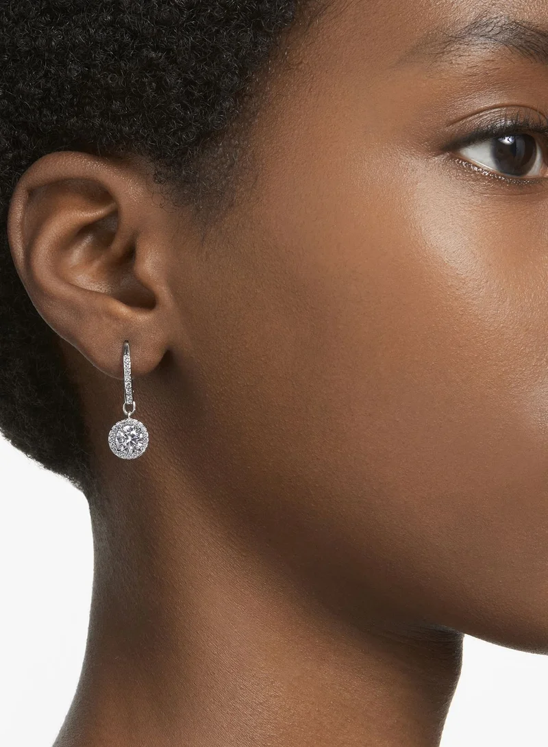 SWAROVSKI Constella Rhodium Plated Drop Earrings