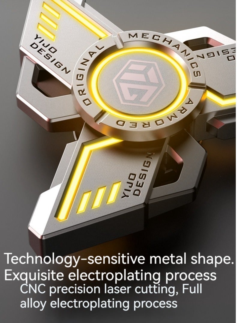 Captaintech new luminous fingertip spinner, luminous fingertip spinner, black technology decompression toy and decompression artifact - Image 4