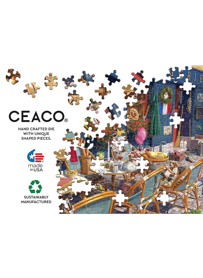 Ceaco - June's Journey - Wine & Cheese Shop - 1000 Piece Jigsaw Puzzle - Image 1