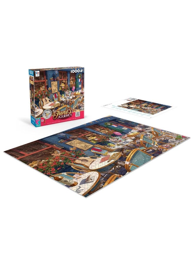 Ceaco - June's Journey - Wine & Cheese Shop - 1000 Piece Jigsaw Puzzle - Image 2