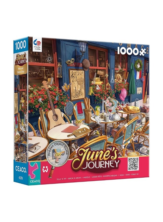 Ceaco - June's Journey - Wine & Cheese Shop - 1000 Piece Jigsaw Puzzle - Image 3