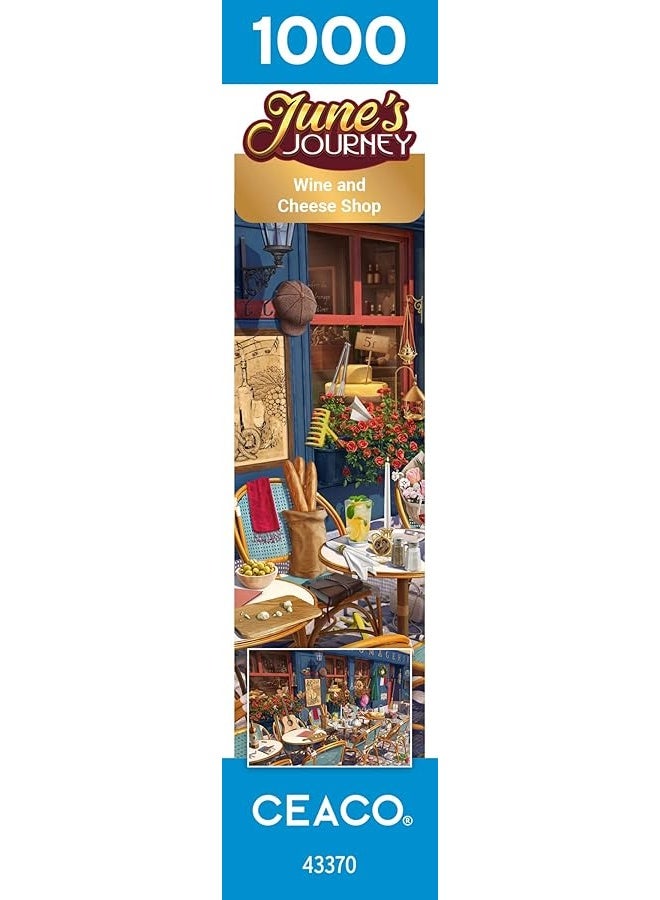 Ceaco - June's Journey - Wine & Cheese Shop - 1000 Piece Jigsaw Puzzle - Image 5
