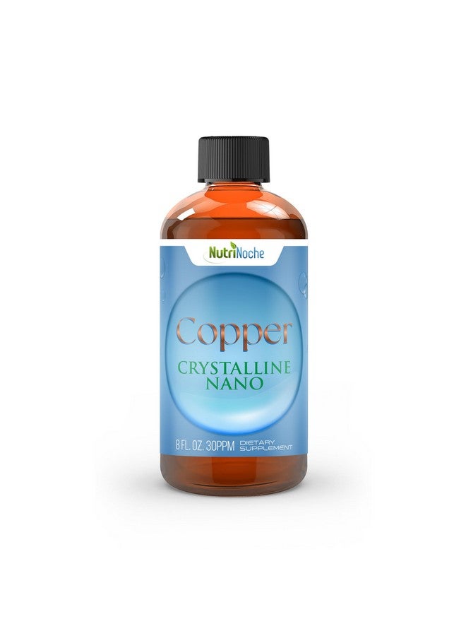NutriNoche Liquid Colloidal Copper Supplement | 99.99% Ultra Pure Crystalline Nano Copper Particles | 30 ppm - Image 1
