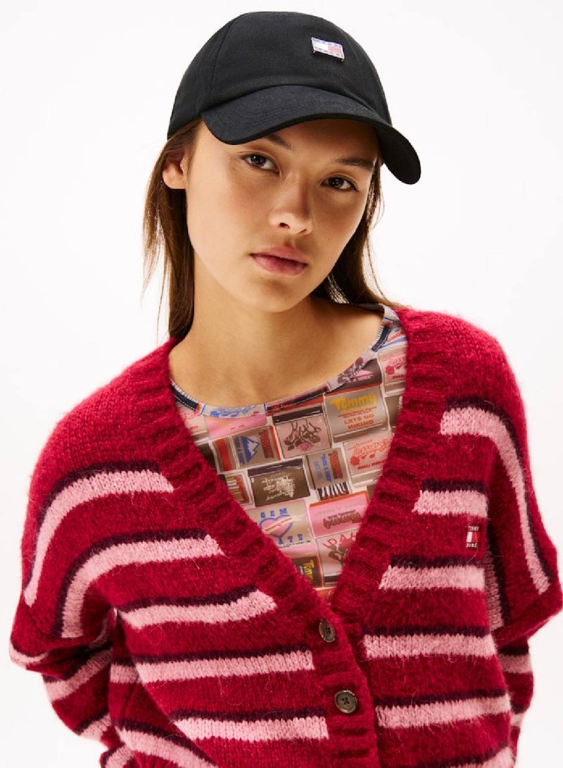 TOMMY JEANS Heritage Logo Plaque Baseball Cap - Image 4