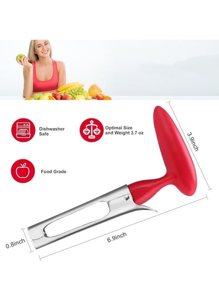 Generic - Premium Apple Corer Tool - Easy to Use and Clean - Sturdy Apple Core Remover with Sharp Serrated Blades - Stainless Steel Corers for Apple and Pear - Core Fruits with Ease - Image 1