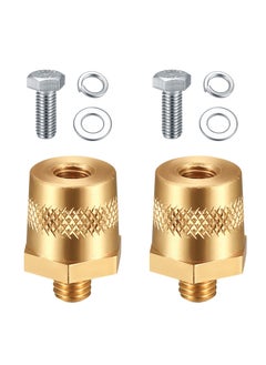 Excefore EXCEFORE Battery Terminal Connectors Set, Side Post Battery Terminal Bolt Compatible with Other Accessories to Battery, for M8 Top Side Post Threaded Terminal Charging Post Extender Adaptor  - Image 1