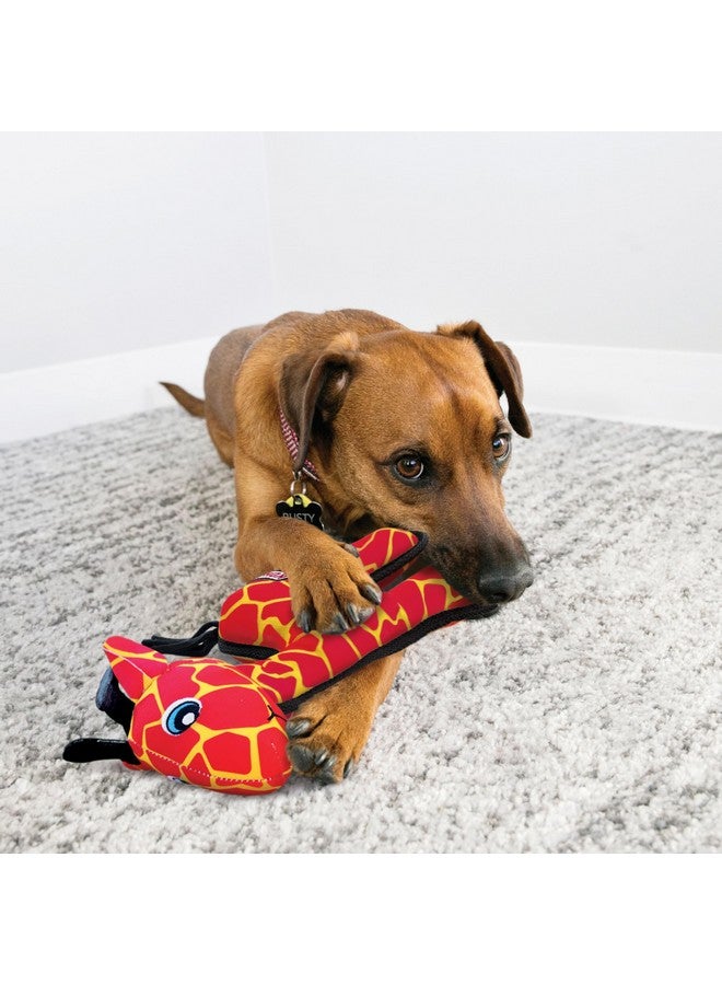 كونج لعبة كونغ الباليستية المتينة للكلاب التي تصدر صريرًا (زرافة) - Image 2