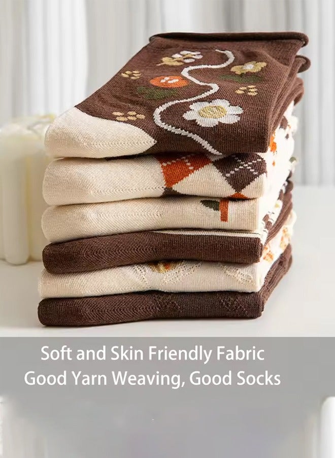 جوارب نسائية كرتون الربيع والخريف جوارب ظريفة كلية شفافة جوارب أنبوب - Image 4