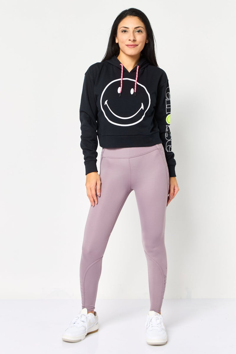Ellesse Women Smiley Sportswear Fit Long Sleeve Hoodie, Black - Image 2