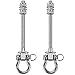BeneLabel 2Pcs Wood Beam IBeam Hanger Removable and Easy to Connect Stainless Steel Heavy Duty Swing Hooks Yoga Hammock Chair Sandbag Swing Sets Hardware 7 x M25 - Image 3