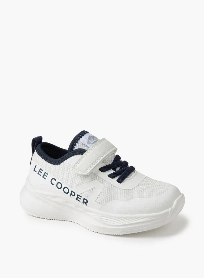 لي كوبر Boys Hook & Loop Ankle Sneakers