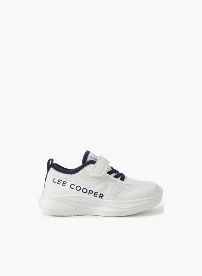 لي كوبر Boys Hook & Loop Ankle Sneakers