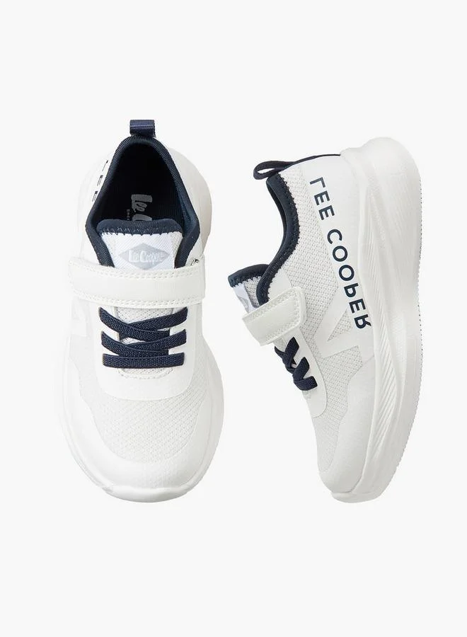 لي كوبر Boys Hook & Loop Ankle Sneakers