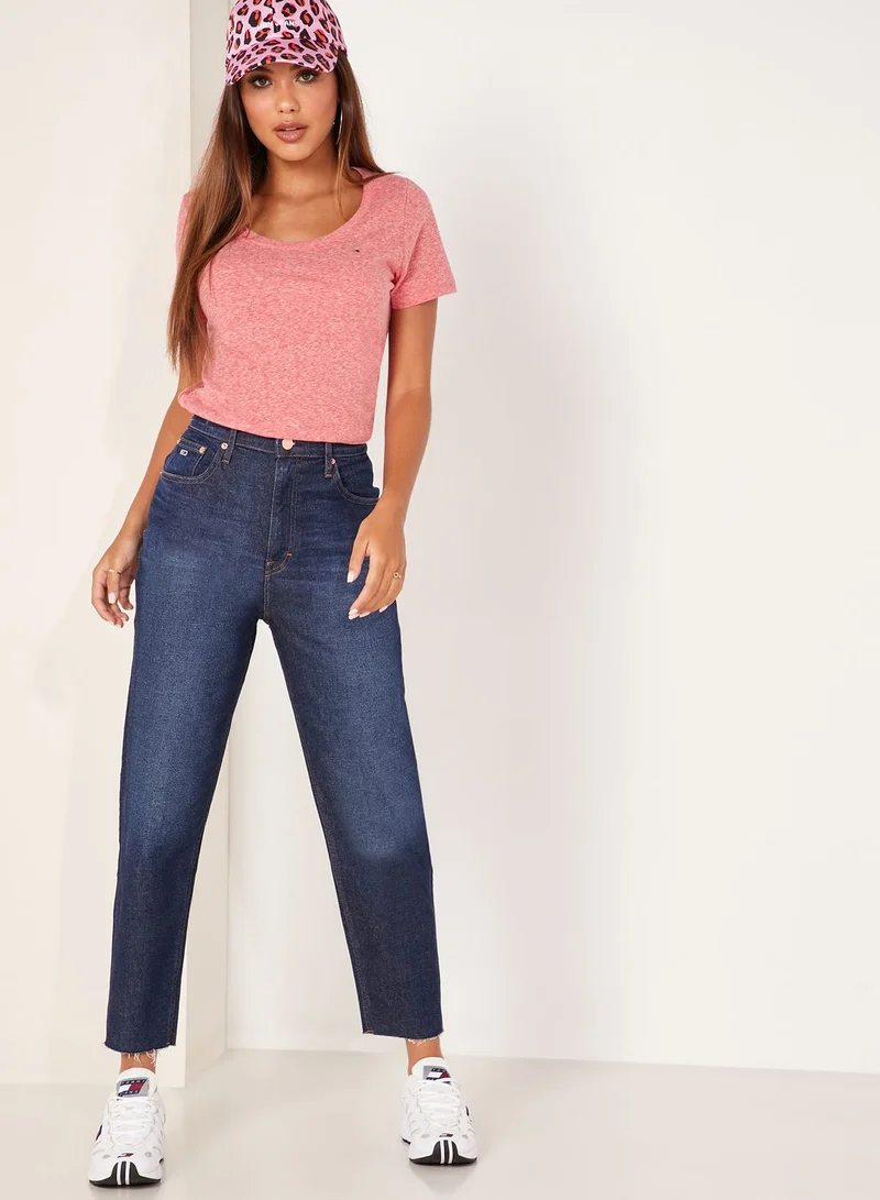 TOMMY JEANS Logo Textured T-Shirt