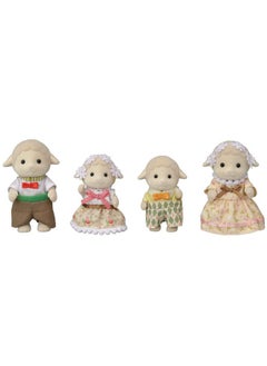 Calico Critters Calico Critters Sheep Family, Set of 4 Collectible Doll Figures  - Image 1