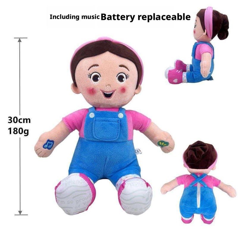 Singing Rachel Plush Doll Music Toy Kids Birthday Gift - Image 3