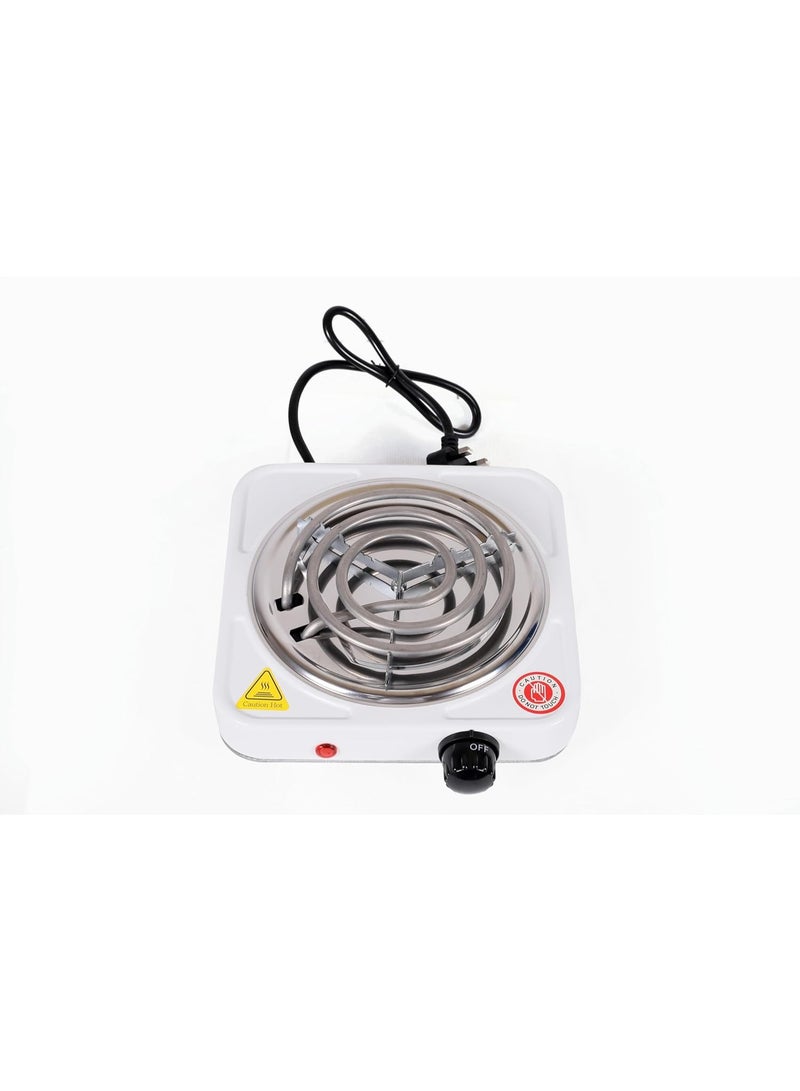 DubaiGallery Compact Electric Hot Plate Single Burner 1000W Reliable Coil Stove with Easy Temperature Control for Everyday Cooking in Small Kitchens and Outdoor Locations - Image 2