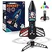 Eieymct Rocket Launcher for Kids SelfLaunching 200 ft Motorized Outdoor Electric Play Toy High Flying Kids Play Air Rocket with Launch Set Birthday Toys Gifts for Boys 812 Rocket Pattern - Image 3