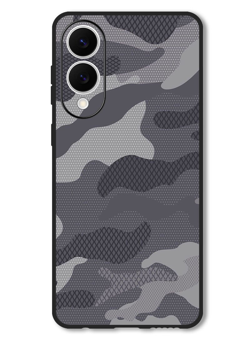 Theodor Case Compatible with Samsung Galaxy S25 Edge 6.7 Inch Protection Shockproof Bumper Cover Camouflage - Image 1