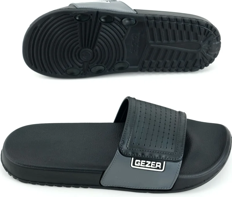 Gezer Men's Summer Eva Wet Ground Suitable Daily Home Garden Pool Bathroom Slippers