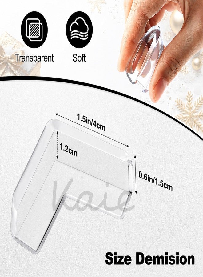 KAIE Pack of 12 Silicone Corner Protectors Baby Proofing Edge & Corner Guards for Sharp Edges, Table, Bed & Furniture Child Safety Cushion for Baby Proofing Edge Guards, BPA Free, Transparent, L-Shape - Image 4