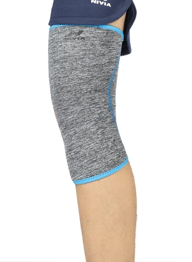 Nivia Orthopedic Knee Support, for Men, for Gym, Knee Sleeves, Knee Braces Pair for Sports & Workout, Knee Cap, Knee Supporter for Exercise, Running, Cycling (Grey, XL) - Image 1
