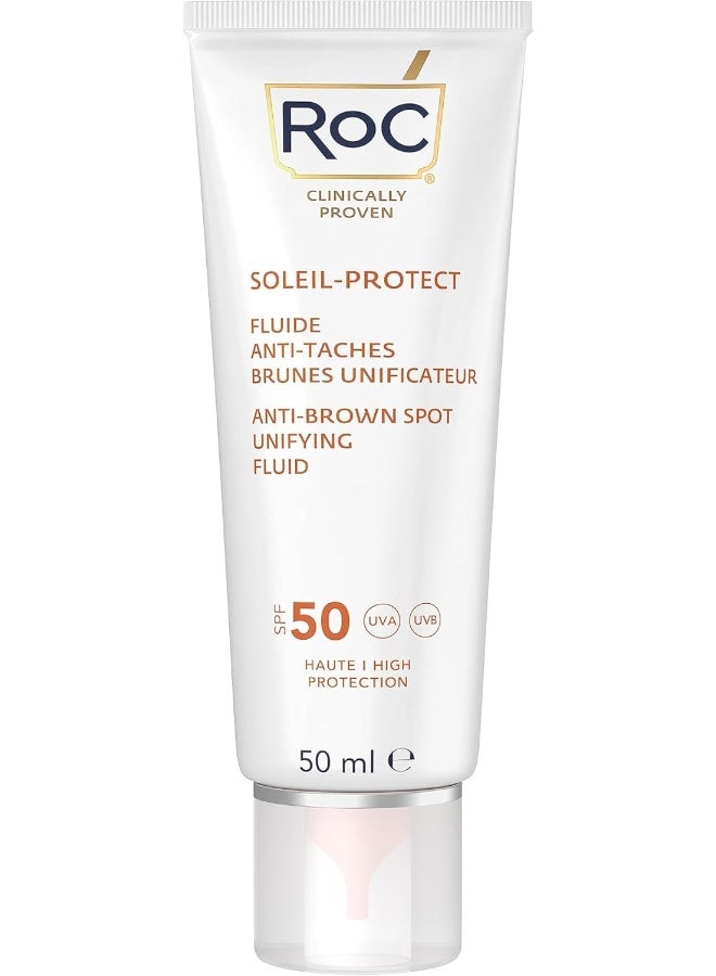 Roc Soleil-Protect Unifying Fluid Anti-Brown Spots Spf50 - Face Sunscreen - 50Ml - Image 2