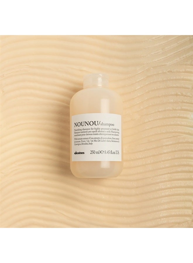 Davines NOUNOU Shampoo | Hydrating Deep Shampoo for Bleached, Permed, Relaxed, Damaged Hair or Very Dry Hair | Replenishes Chemically Processed Hair | 8.45 fl oz (Pack of 1) - Image 4
