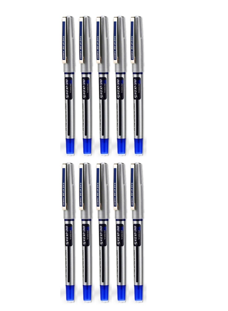 Libra Dx7 Liq Ink Rollerball Blue Pen 0.5mm Medium Tip - Image 2