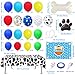 Winrayk 156Pcs Cartoon Dog Paw Birthday Party Decorations Supplies for Kids Balloon Arch with Backdrop Tablecloth Large Dog Bone Paw Print Foil Balloon Boy Puppy Theme Birthday Party Decorations - Image 2