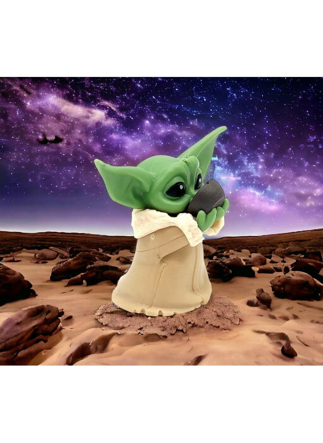 Trunkin - Trunkin | Baby Yoda Doll Gift Toys 2-2.4 inch Mandalorian Yoda Baby Action Toys Set | Star Wars Yoda Figures Figurines Model C - Image 1